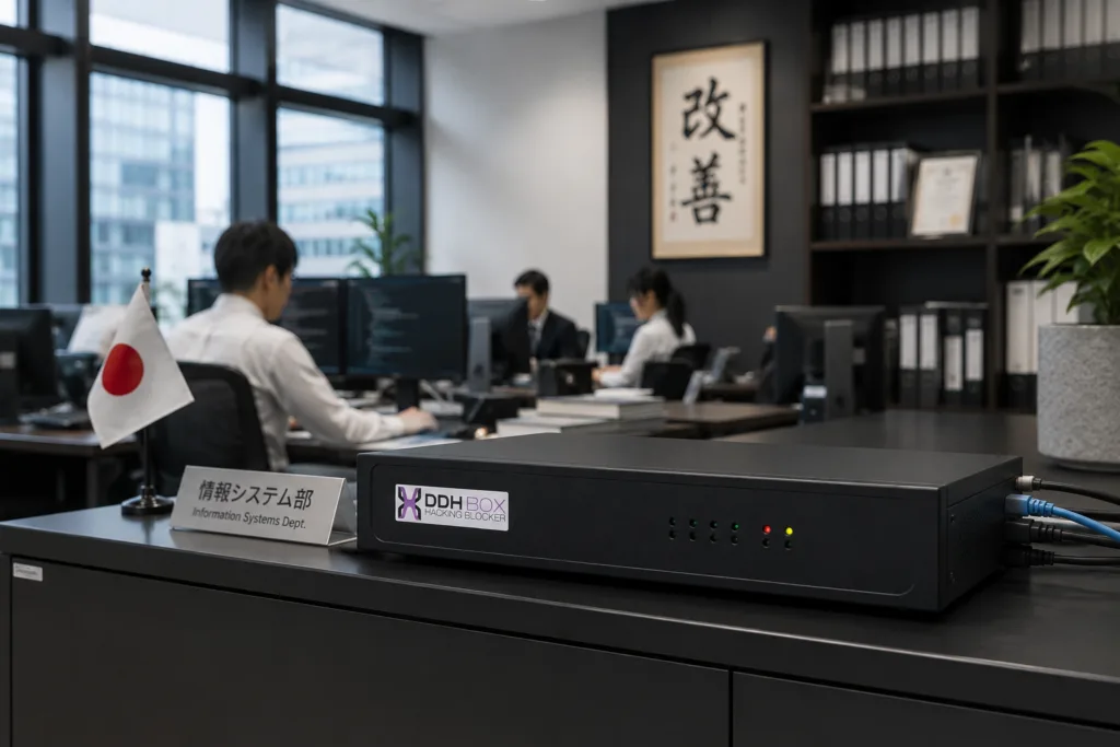 Doanh nghiệp sản xuất tại Fukui phát hiện các kết nối trái phép chỉ sau khi triển khai DDH BOX