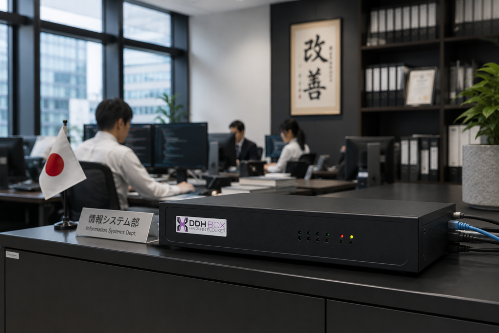 Doanh nghiệp sản xuất tại Fukui phát hiện các kết nối trái phép chỉ sau khi triển khai DDH BOX