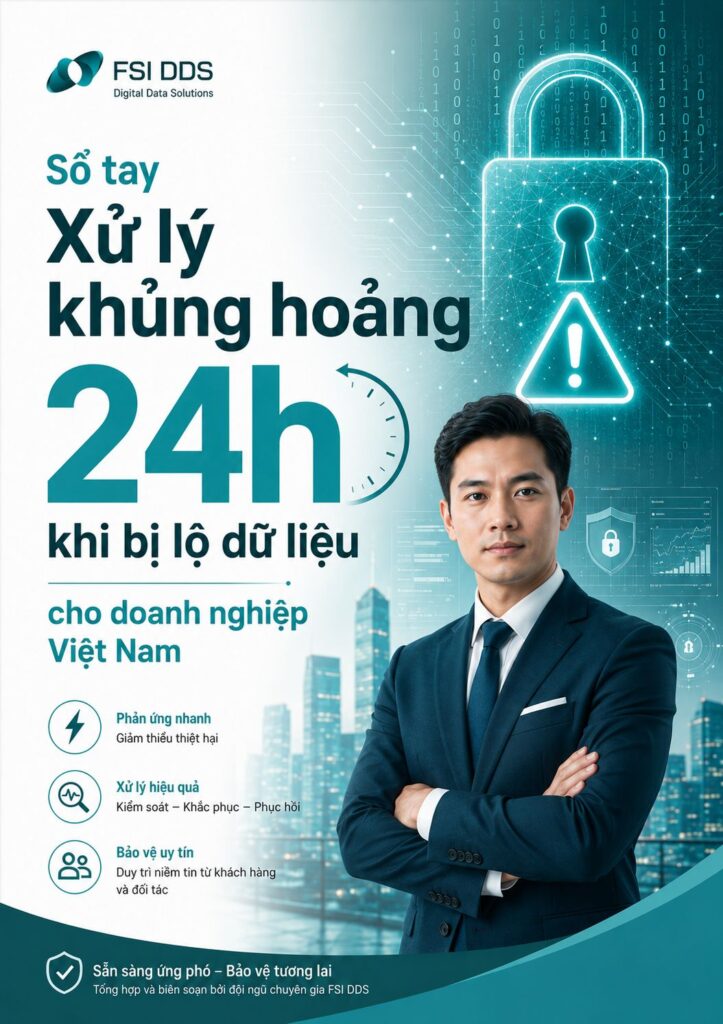 Sổ tay xử lý khủng hoảng 24h khi bị lộ dữ liệu cho doanh nghiệp Việt Nam
