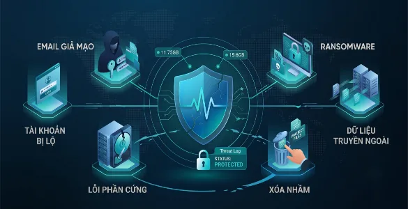 nguyên nhân mất dữ liệu dù có phần mềm diệt virus