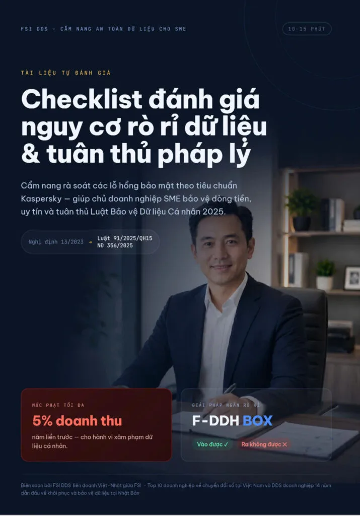 Ebook: Checklist đánh giá nguy cơ rò rỉ dữ liệu và tuân thủ pháp lý 2026