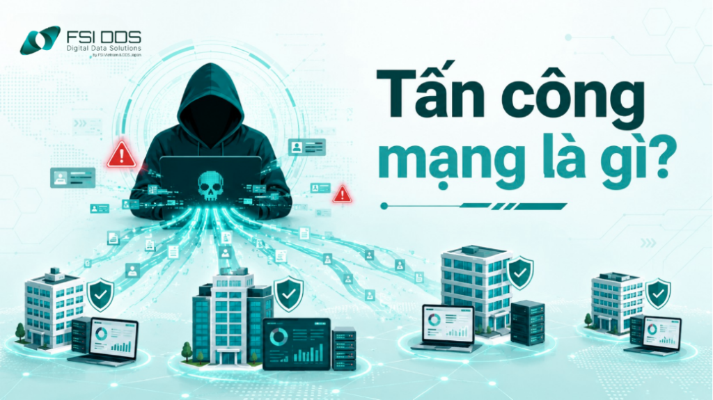 Tấn công mạng là hành vi sử dụng kỹ thuật để xâm nhập, gây tổn hại cho hệ thống thông tin