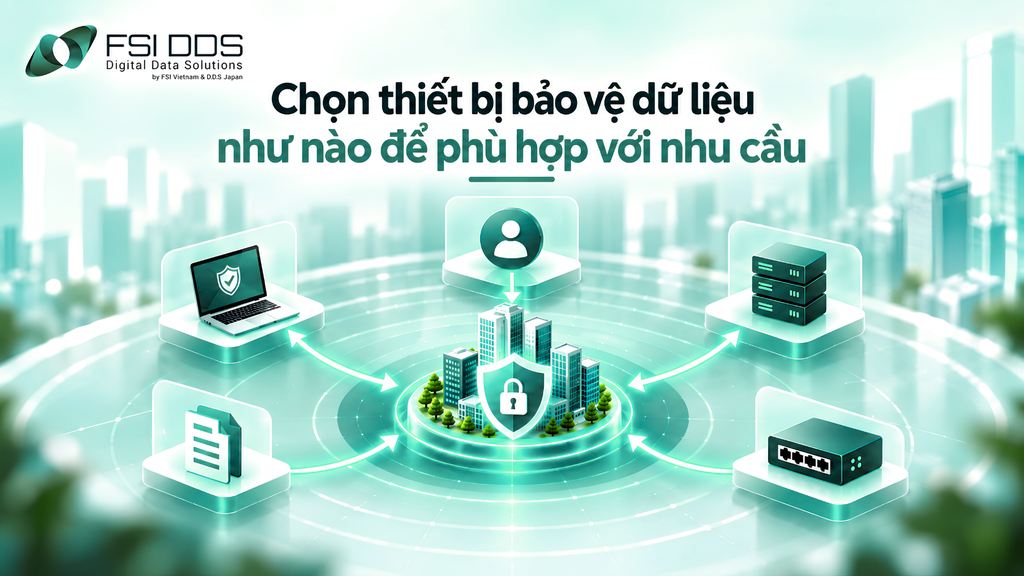 Thiết bị bảo vệ dữ liệu phù hợp cho doanh nghiệp