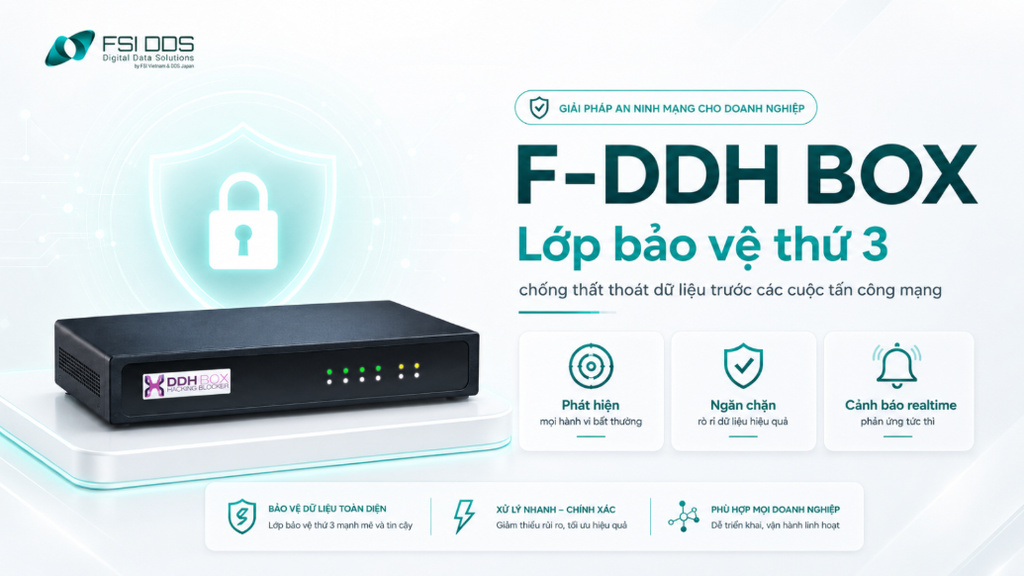 F-DDH BOX - Giải pháp ngăn rò rỉ dữ liệu đầu ra cho doanh nghiệp