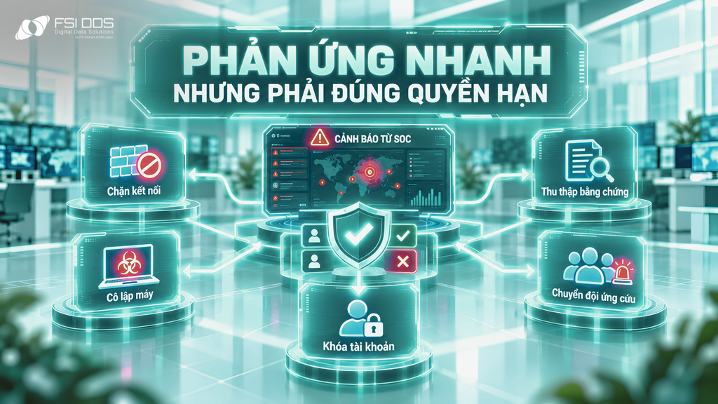 Phản ứng nhanh và đúng quyền hạn
